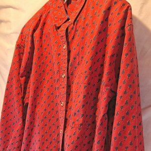 Vintage Sudden Impact Red Cotton Shirt - L